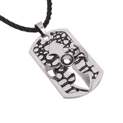 jewelry men's titanium steel necklace simple retro cross pendant wholesale