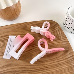 fashion acrylic hairpin gradient pink hair clip hair accessories
