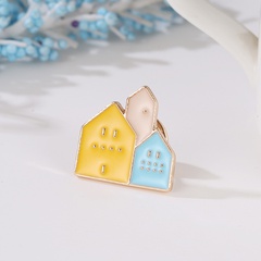 new fashion cartoon alloy brooch small collar pin clothing accessories