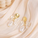 fashion retro bow pearl drop earrings simple alloy drop earringspicture8