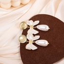 fashion retro bow pearl drop earrings simple alloy drop earringspicture9