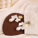 fashion retro bow pearl drop earrings simple alloy drop earringspicture10