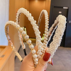 Fashion pearl cute simple headband female hair accessories