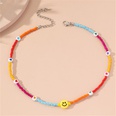 Retro Fashion Handwoven Smiley Beads Colorful Necklacepicture7