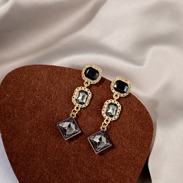 fashion geometric tassel square simple alloy drop earringspicture7