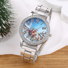 Fashion point diamond Christmas gift quartz watch
