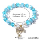 Nouveau bracelet doux pendentif baleine coeur perles bleu marinepicture2