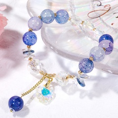 Neue blaue Sternenhimmel Armband Perlen DIY Armband Schmuck