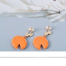 new fruit red cherry pomegranate alloy drop oil earrings femalepicture11