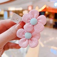 A pair of Korean new fabric flower babys hair ropepicture8