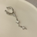fashion water drop tassel zircon ear clip simple alloy drop earringspicture6