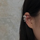 square diamond chain tassel ear bone clip studs long retro femalepicture8