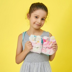 Épaule de licorne en peluche de dessin animé pour enfants sac de messager carré mignon13.5*11.5cm