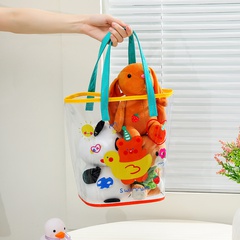 new cartoon bear handbag PVC pure transparent portable bag 28*20.5*16cm