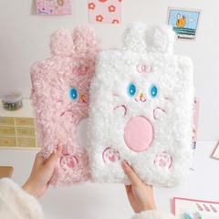 cartoon plush flat storage cute rabbit inner bag 11 inch