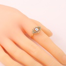 new copper inlaid color zircon ring summer geometric tail ring femalepicture9