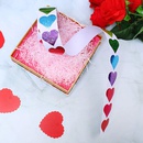 Autocollant d39tiquette autocollante de cadeau de Saint Valentin de motif de coeur rougepicture7