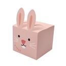 Farbquadrat niedliches Brenkaninchen speziell geformte GeschenkSigkeitsschachtel faltbare Verpackungsboxpicture7