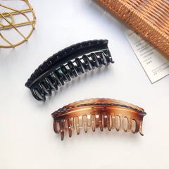 fashion simple plastic hair clip solid color hair accessories