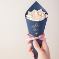 New wedding flower cone ice cream packaging box creative candy carton 215cmpicture17