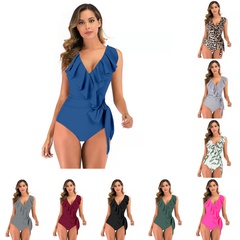 Europe and the United States new Amazon printing one-piece backless sexy AliExpress bikini style foreign trade swimwear 22