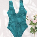 new small pit strips straps hollow onepiece bikini swimsuit womenpicture9