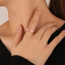 fashion copper fish shape colorful drop oil opening geometric rings wholesalepicture7