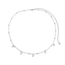 casual simple metal belt body imitation crystal decorative waist chain femalepicture10