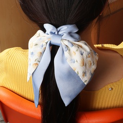 Fashion Printing Ribbon Bow Knot Hair Scrunchies