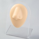 anneau de nez en acier inoxydable en forme de coeur lisse pour femmes en grospicture6