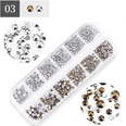 12pack of flatbottomed drill manicure color rhinestone nail decorationpicture10
