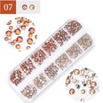 12pack of flatbottomed drill manicure color rhinestone nail decorationpicture13