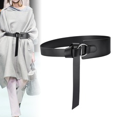 new corset simple women's fashion decorative leather women's knotted belt