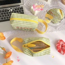 cute fashion plaid largecapacity stationery bag pencil casepicture10