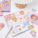 Cute threefold note set cartoon material decorative stickerspicture6
