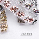 12pack of flatbottomed drill manicure color rhinestone nail decorationpicture6