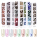 12pack of flatbottomed drill manicure color rhinestone nail decorationpicture7
