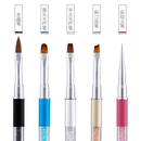 ensemble de stylo de manucure acrylique de couleur unie de paillettes de mode en grospicture4