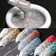 fashion laser sequin kaleidoscope nail polish gel wholesale