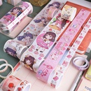 bronzing paper tape decoration material students cartoon stickers picture6