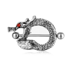 Wholesale fashion piercing jewelry dragon fake alloy nipple nails jewelry