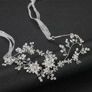 Fashion Bridal Wedding Hair Accessories Alloy Flower Pearl Hairbandpicture6