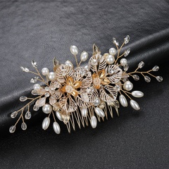 fashion bridal hair accessories golden hollow flowers hairpin