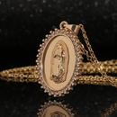 Nouveaux bijoux religieux pour femmes en cuivre plaqu or pendentif vierge marie collierpicture8