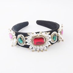 New fashion baroque color diamond pearl headband