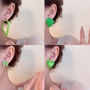 New Female Simple Green Geometric Alloy Stud Earringspicture7