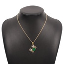 simple cute crab geometric pendent alloy necklacepicture9