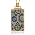 hiphop jewelry copperplated 18K gold pendant oil drip necklace womenpicture18