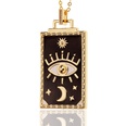 hiphop jewelry copperplated 18K gold pendant oil drip necklace womenpicture22