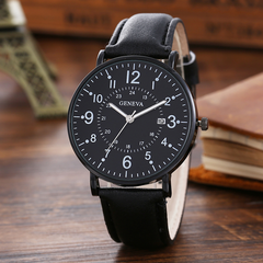 Men's New Fashion Simple Digital Line Quartz Watch